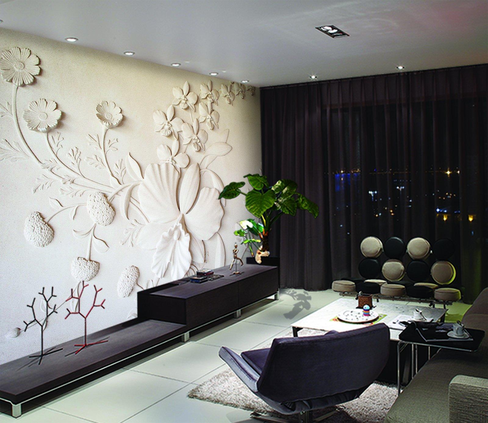 3D Blooming Flower Pattern 167 Wallpaper AJ Wallpaper