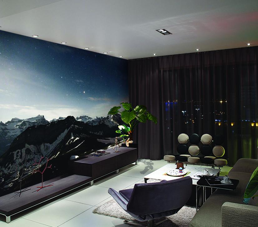 3D Black Sky Hill 239 Wallpaper AJ Wallpaper