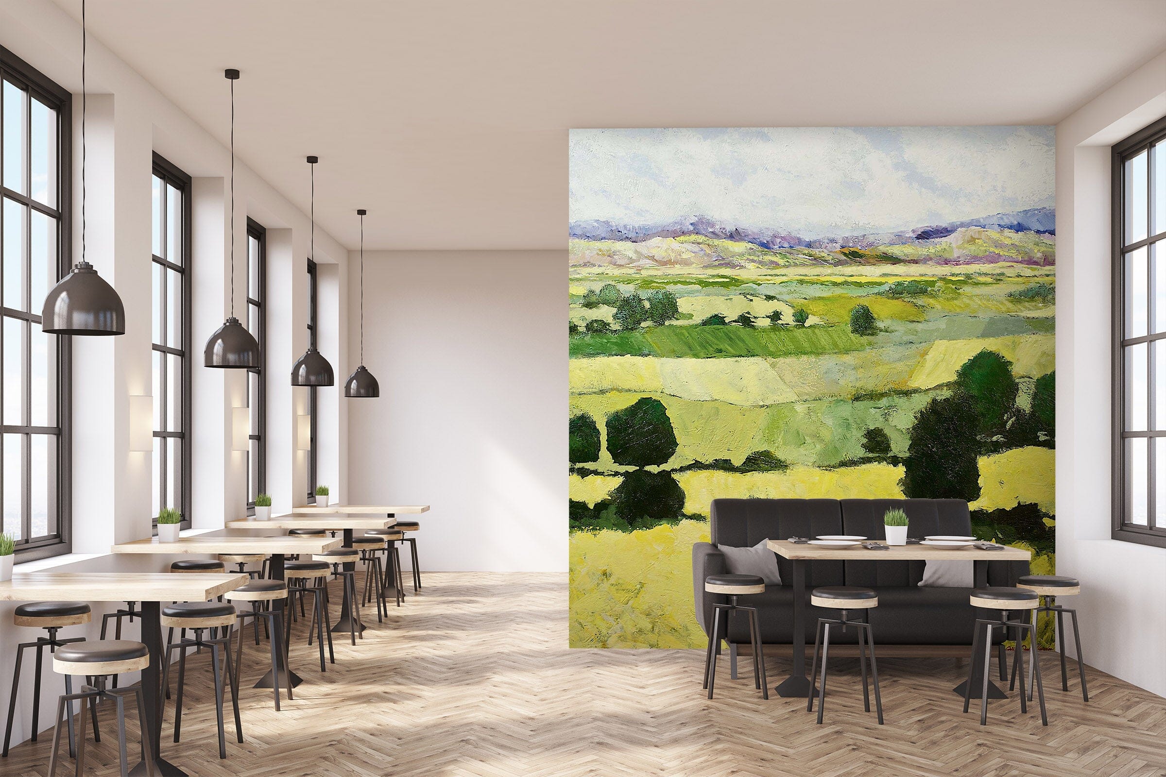 3D Summer Field 107 Allan P. Friedlander Wall Mural Wall Murals Wallpaper AJ Wallpaper 2