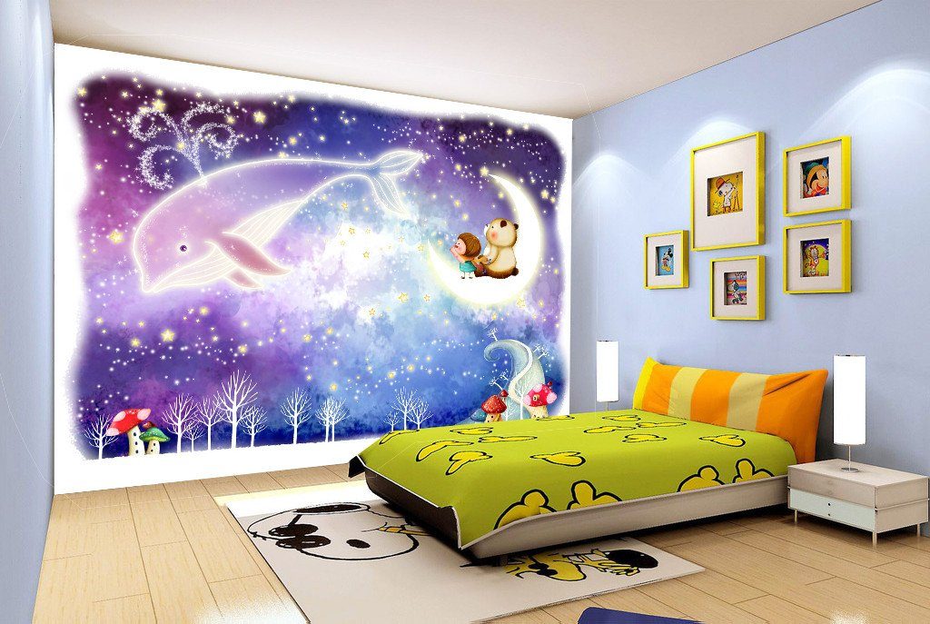 3D Shinning Dolphin Wallpaper AJ Wallpaper