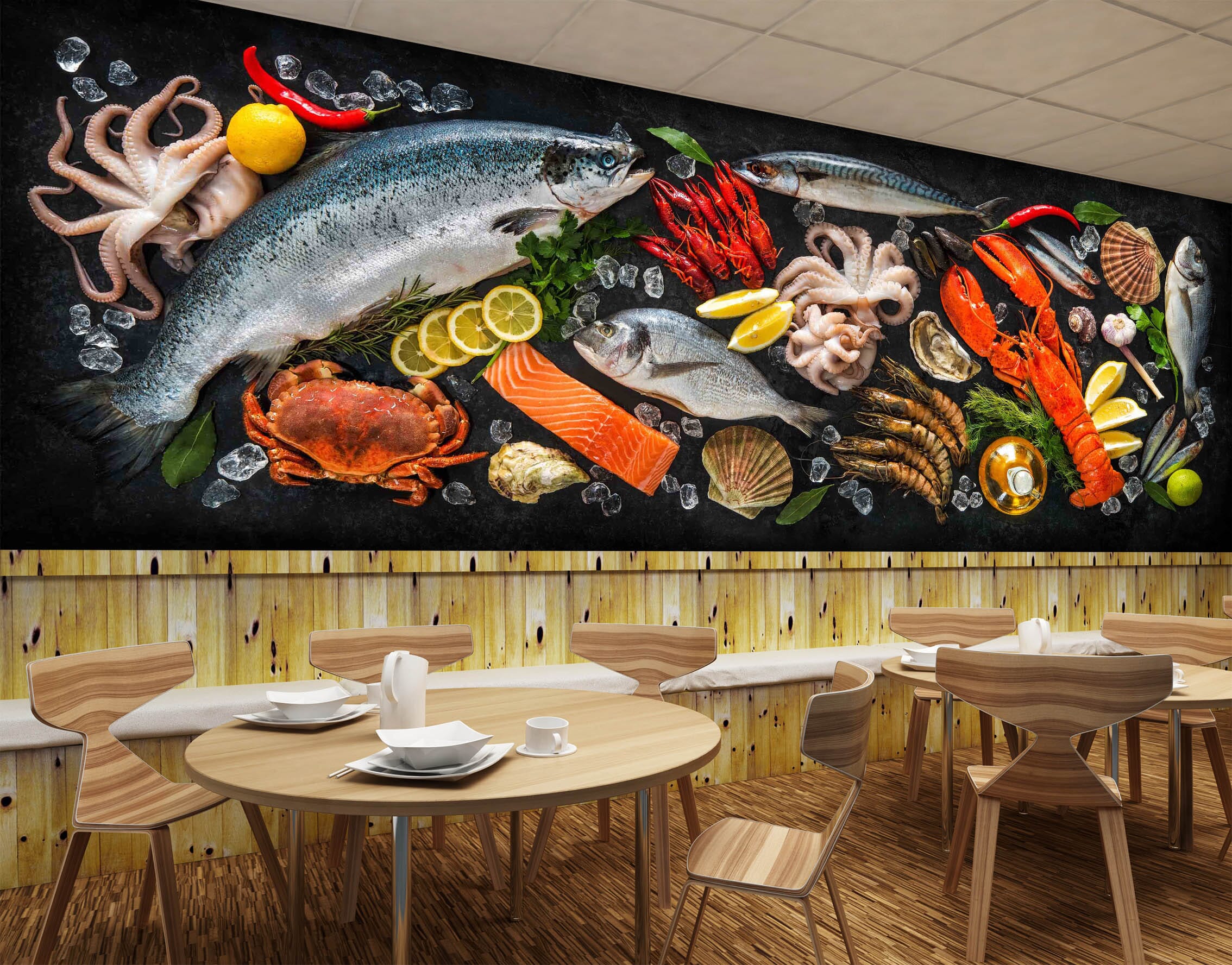 3D Fresh Ingredients 1078 Wall Murals Wallpaper AJ Wallpaper 2