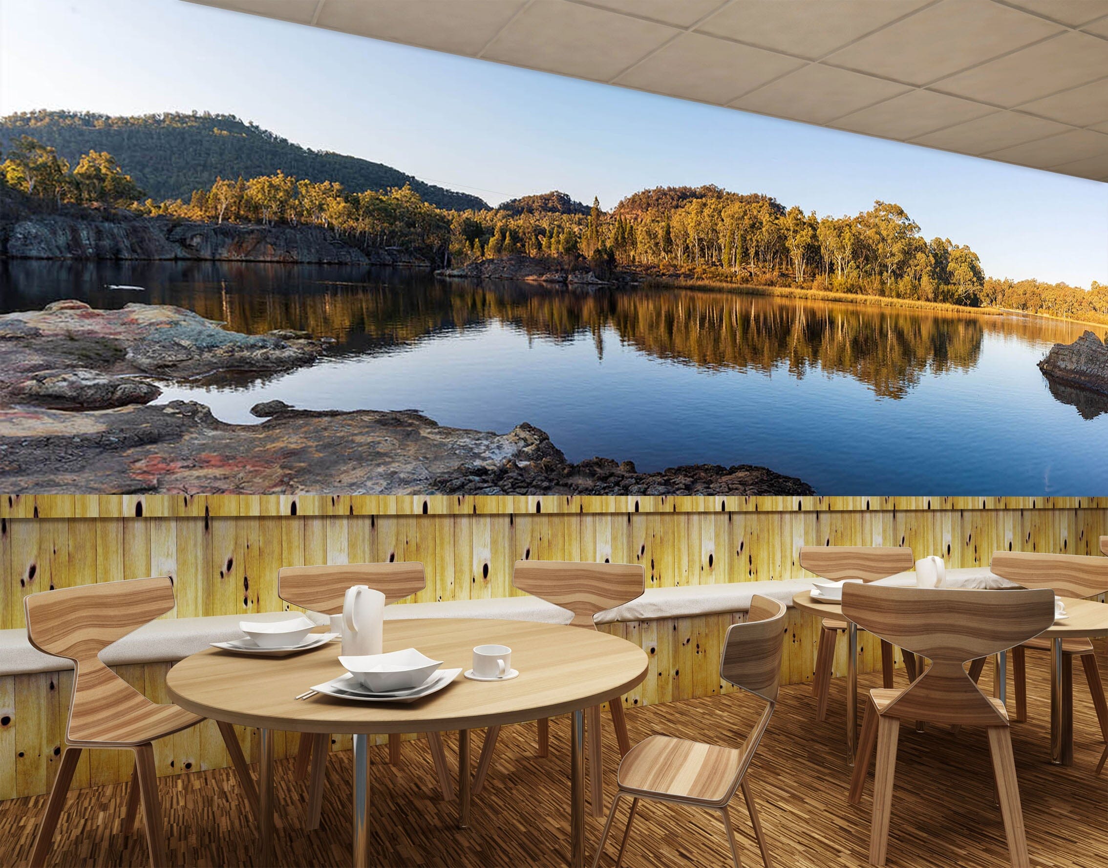 3D Yellow Forest 1146 Wall Murals Wallpaper AJ Wallpaper 2