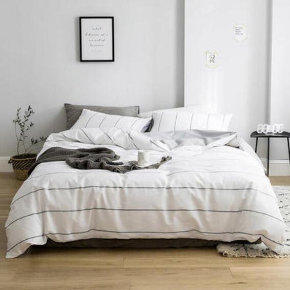 3D White Thread 20257 Bed Pillowcases Quilt