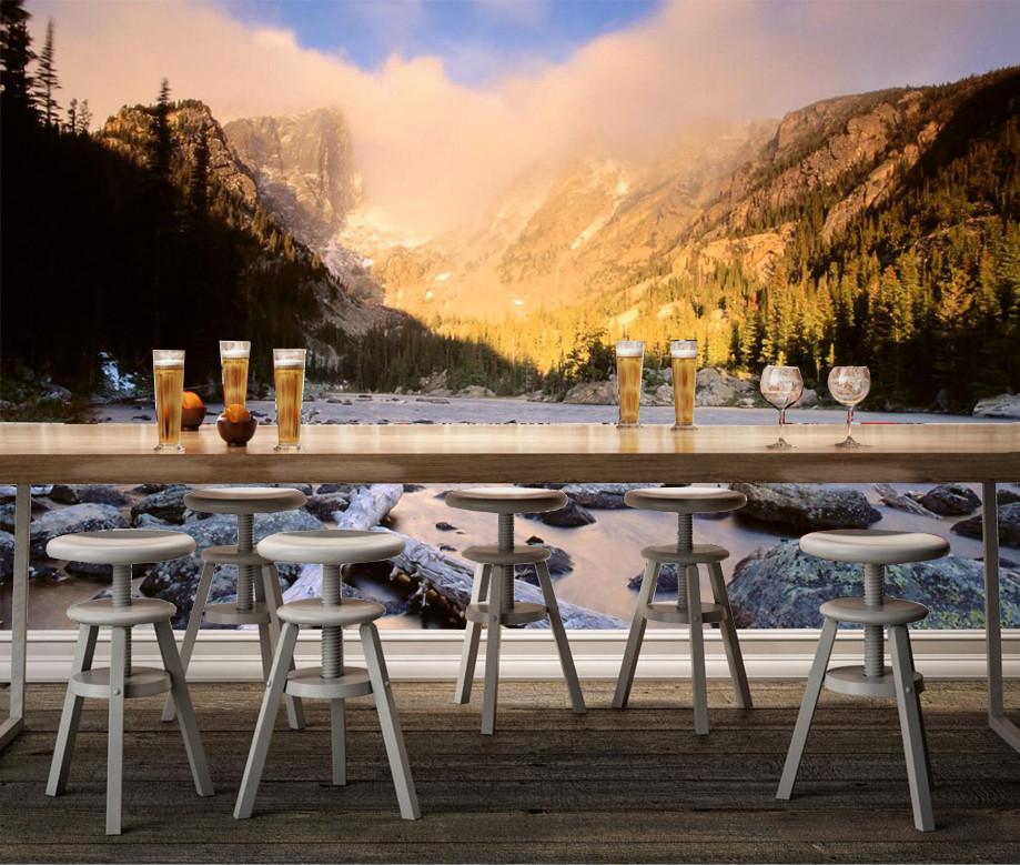 Stone In Dry River And Mountain 2 Wallpaper AJ Wallpaper