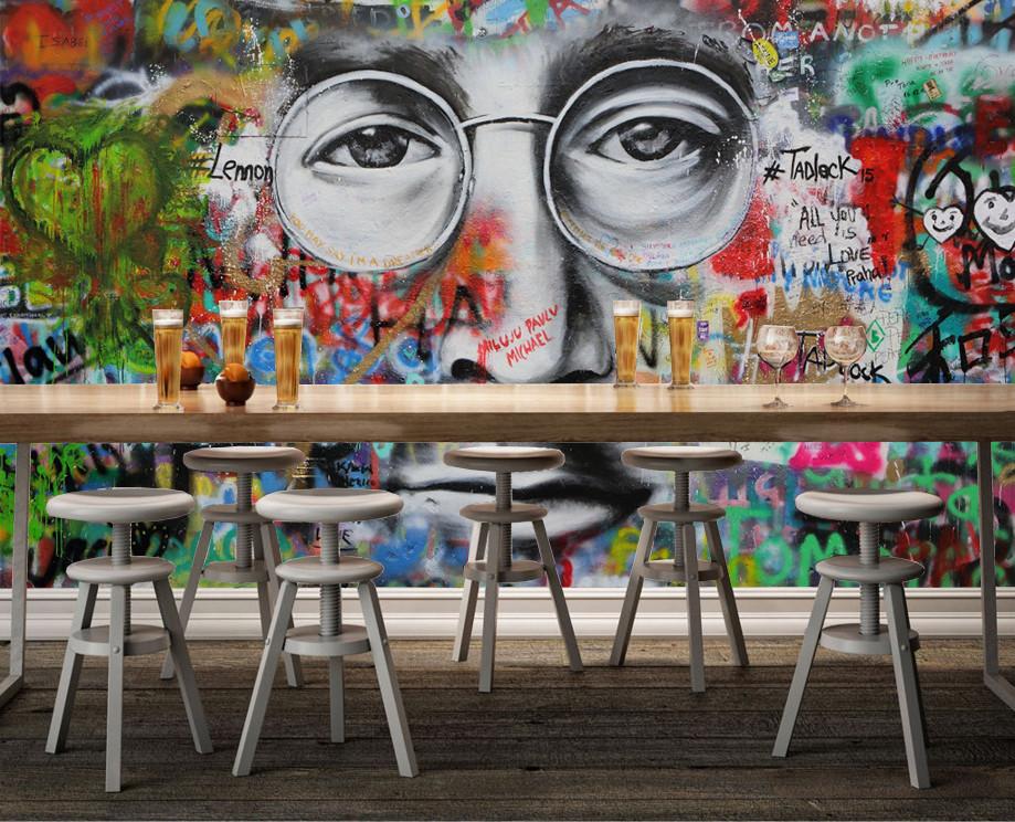 3D Graffiti Face Art 384 Wallpaper AJ Wallpaper