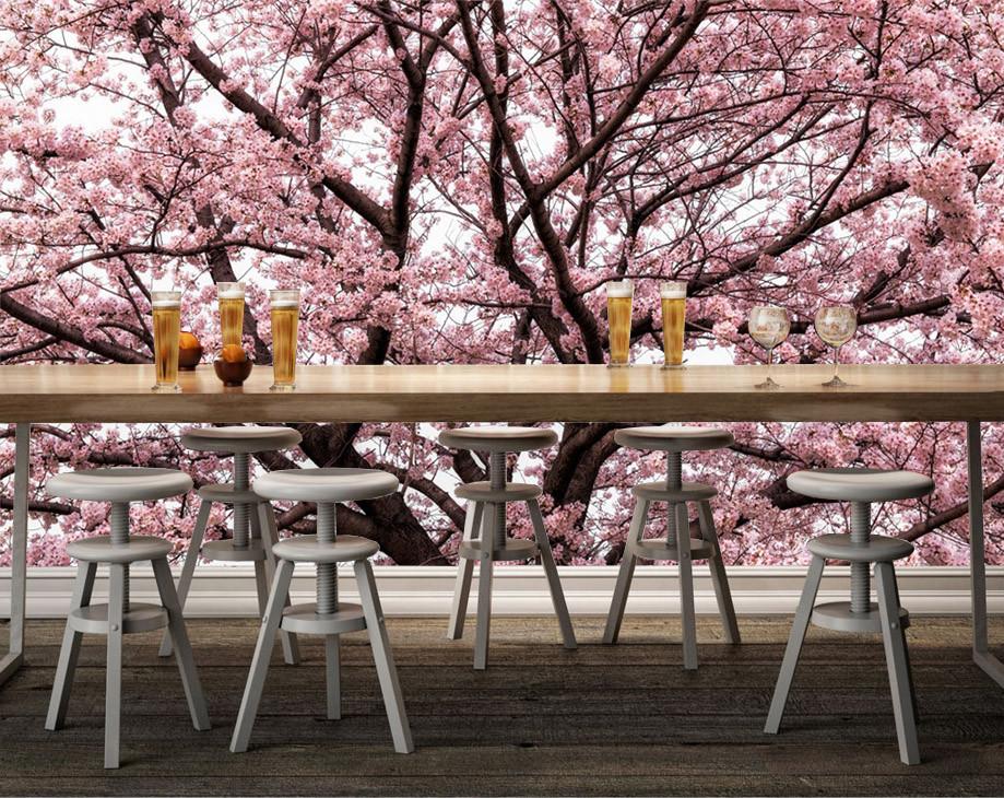 3D Cherry Trees Flower 018 Wallpaper AJ Wallpaper