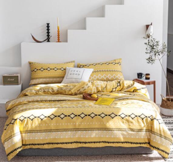 3D Yellow Lines 14013 Bed Pillowcases Quilt