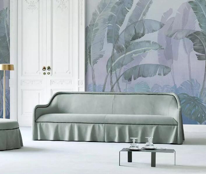 3D Green Leaf 1258 Wall Murals Wallpaper AJ Wallpaper 2