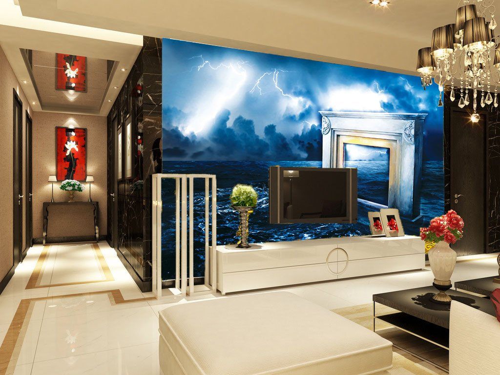 Ocean Arch Door Wallpaper AJ Wallpaper