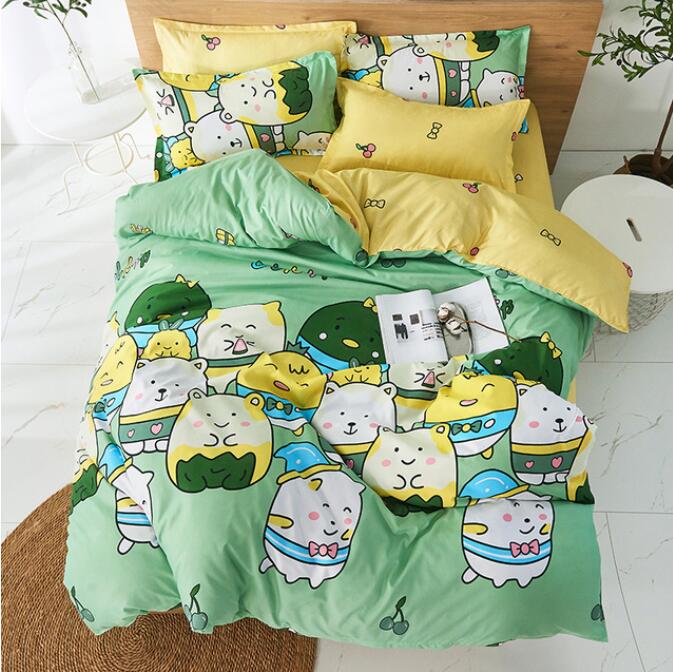 3D Cartoon Guinea Pig 13054 Bed Pillowcases Quilt
