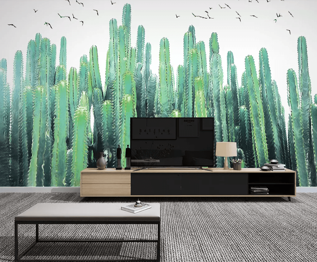 3D Tall Cactus 331 Wallpaper AJ Wallpaper 2