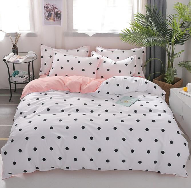 3D Little Black Wave Point 12085 Bed Pillowcases Quilt