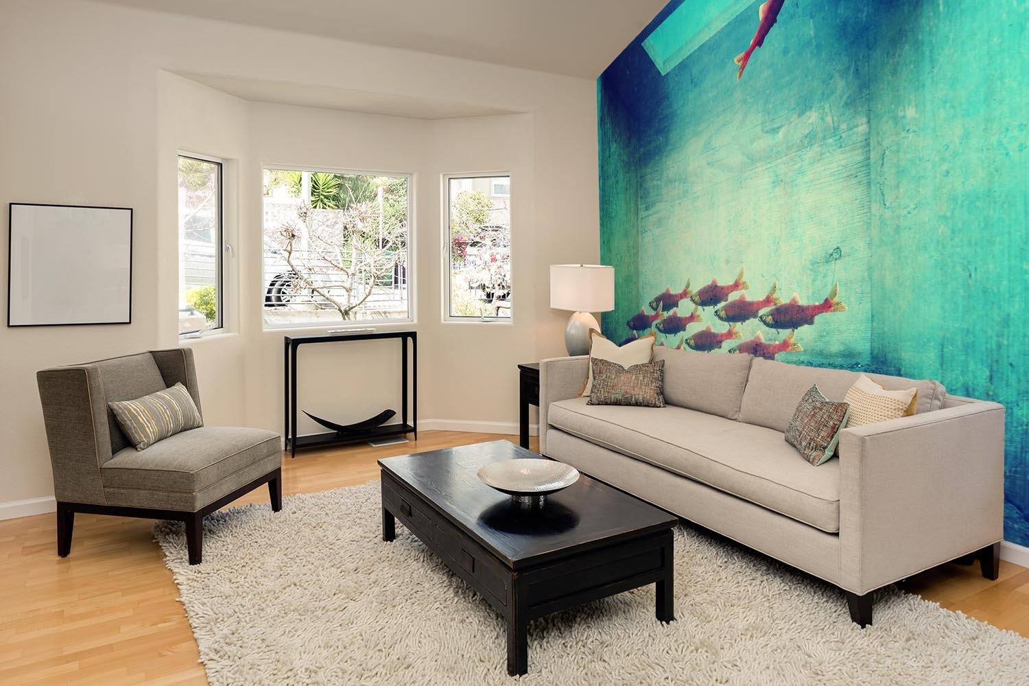 Trapped Fishes Wallpaper AJ Wallpaper