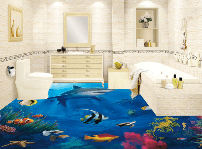 3D The Underwater World 232 Floor Mural Wallpaper AJ Wallpaper 2