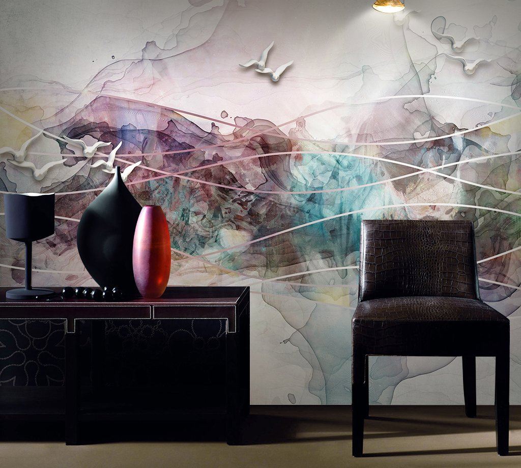 3D Ink Painting 74 Wall Murals Wallpaper AJ Wallpaper 2