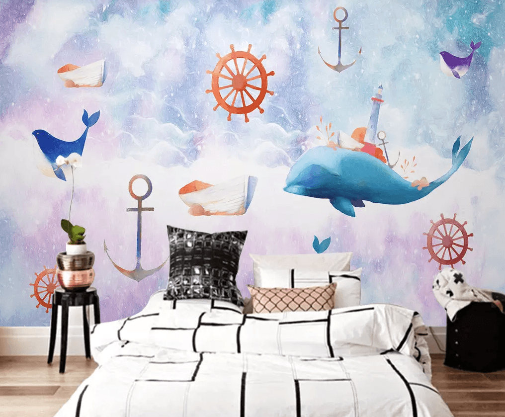 3D Sky Dolphins 1 Wallpaper AJ Wallpaper 2