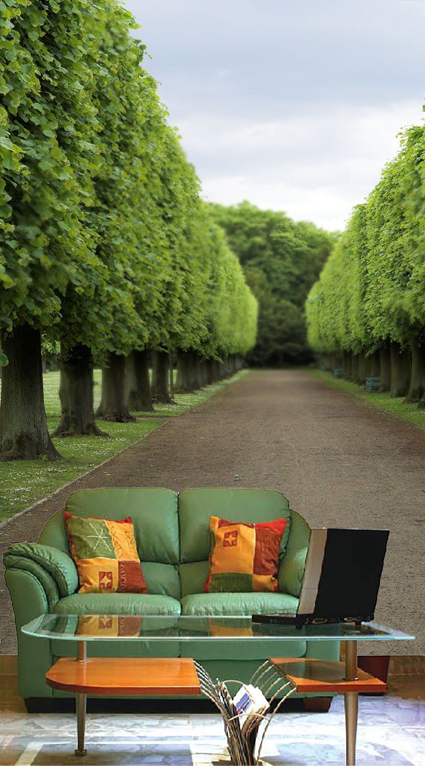 Manicured Trees Wallpaper AJ Wallpaper