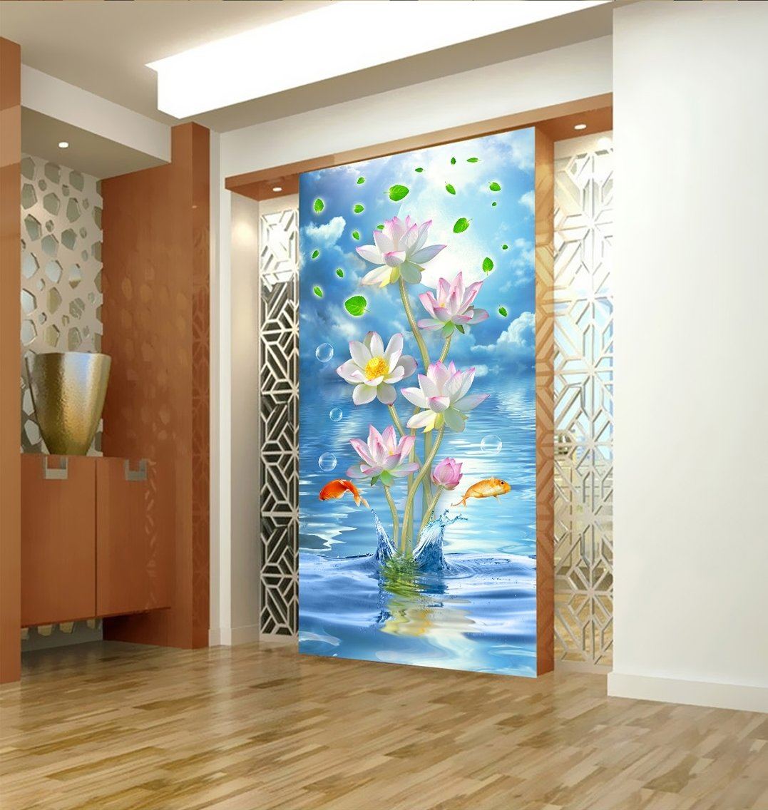 3D Lotus Bubble 386 Wallpaper AJ Wallpaper