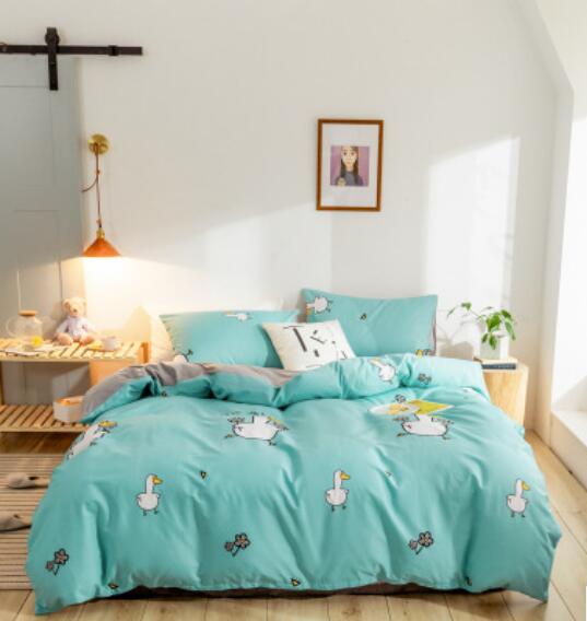 3D Goose 18064 Bed Pillowcases Quilt