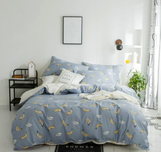 3D Gray Banana 20324 Bed Pillowcases Quilt