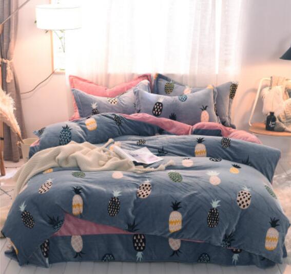 3D Pineapple 20126 Bed Pillowcases Quilt