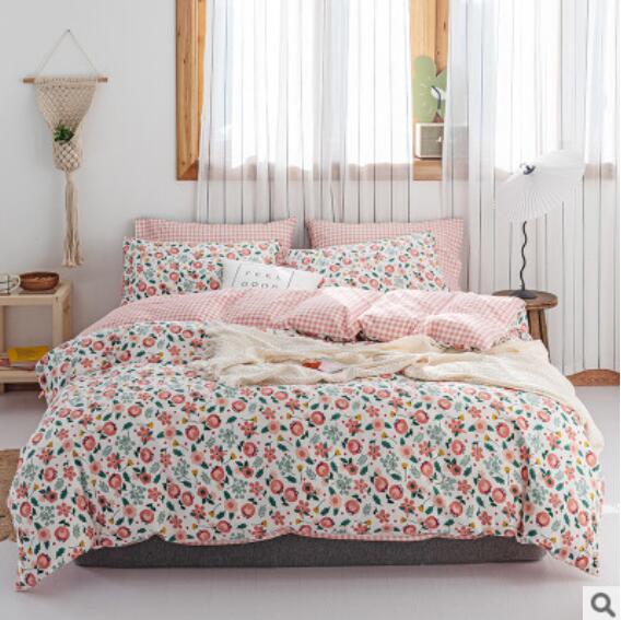 3D Pink Floral 30333 Bed Pillowcases Quilt