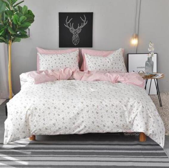 3D Pink Floral 20208 Bed Pillowcases Quilt