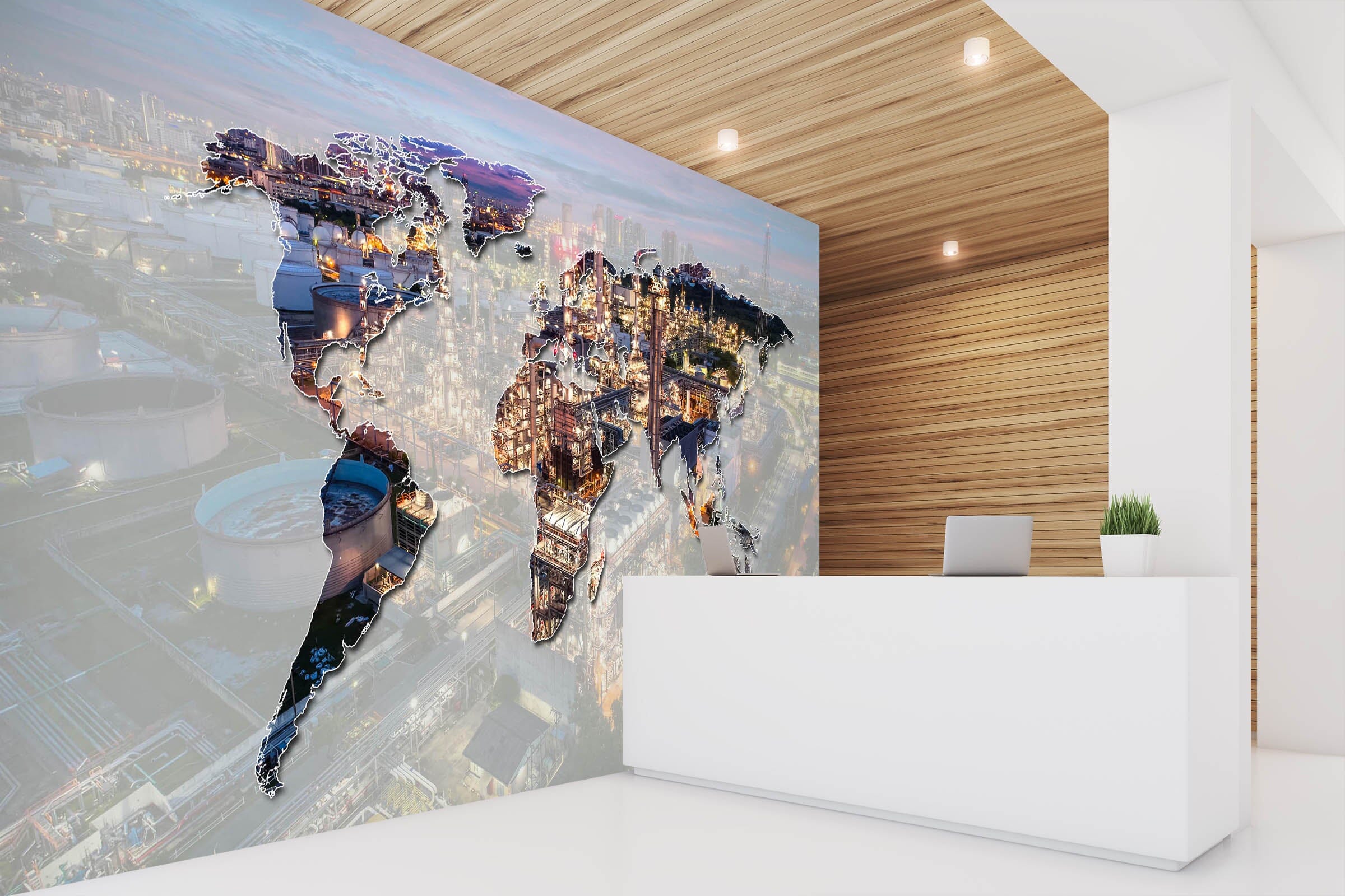 3D Patchwork Pattern 2119 World Map Wall Murals AJ Wallpaper