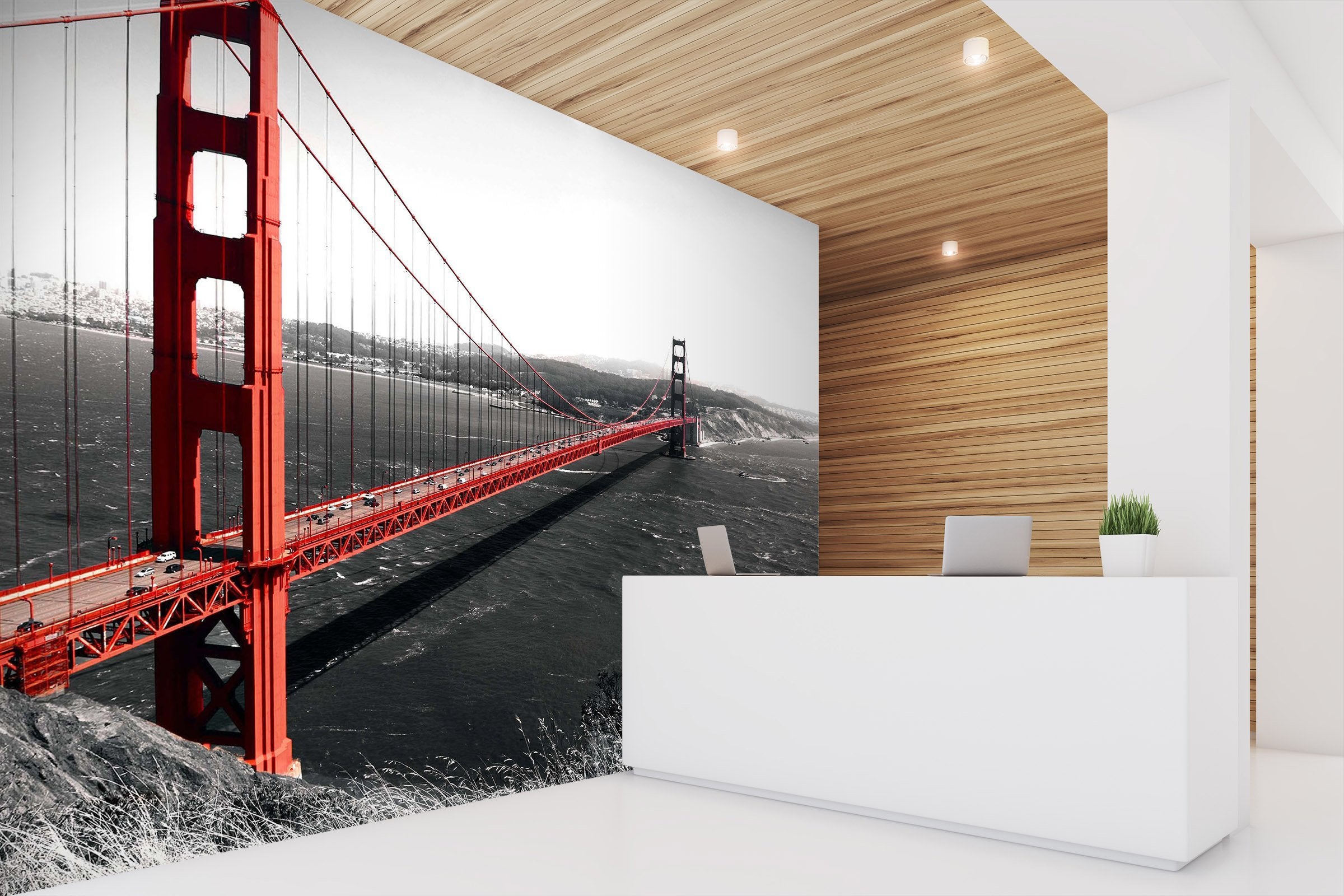 3D Golden Gate Bridge 05 Wall Murals Wallpaper AJ Wallpaper