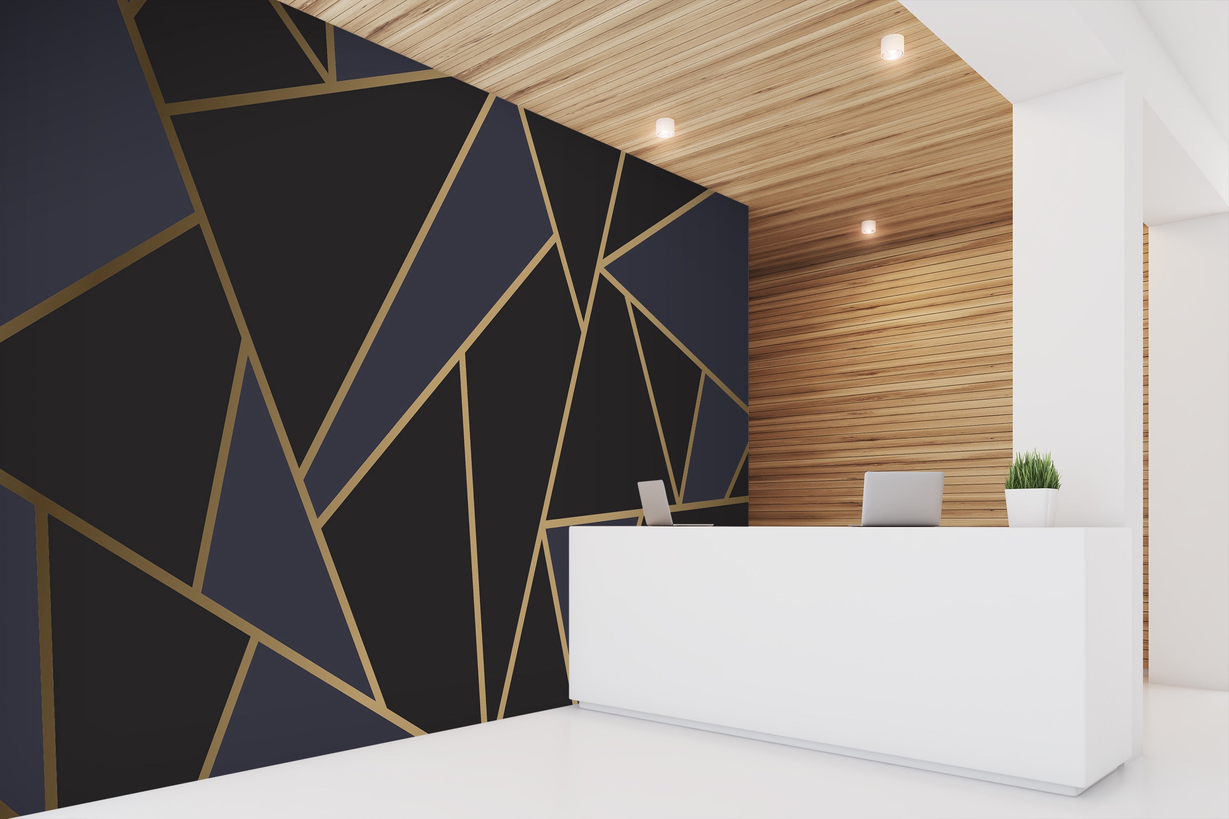 3D Pure Black Stripes 044 Wall Murals Wallpaper AJ Wallpaper 2