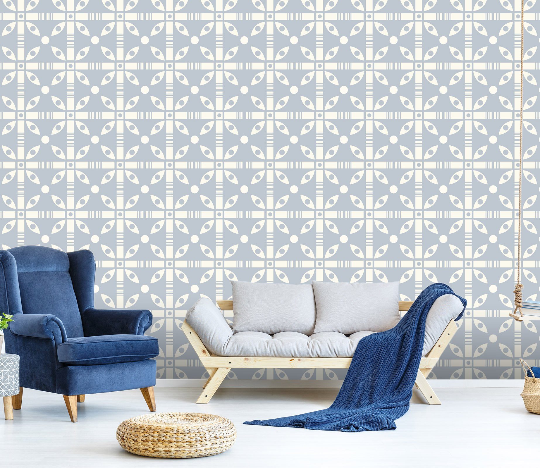 3D Elliptical Pattern 284 Wallpaper AJ Wallpaper