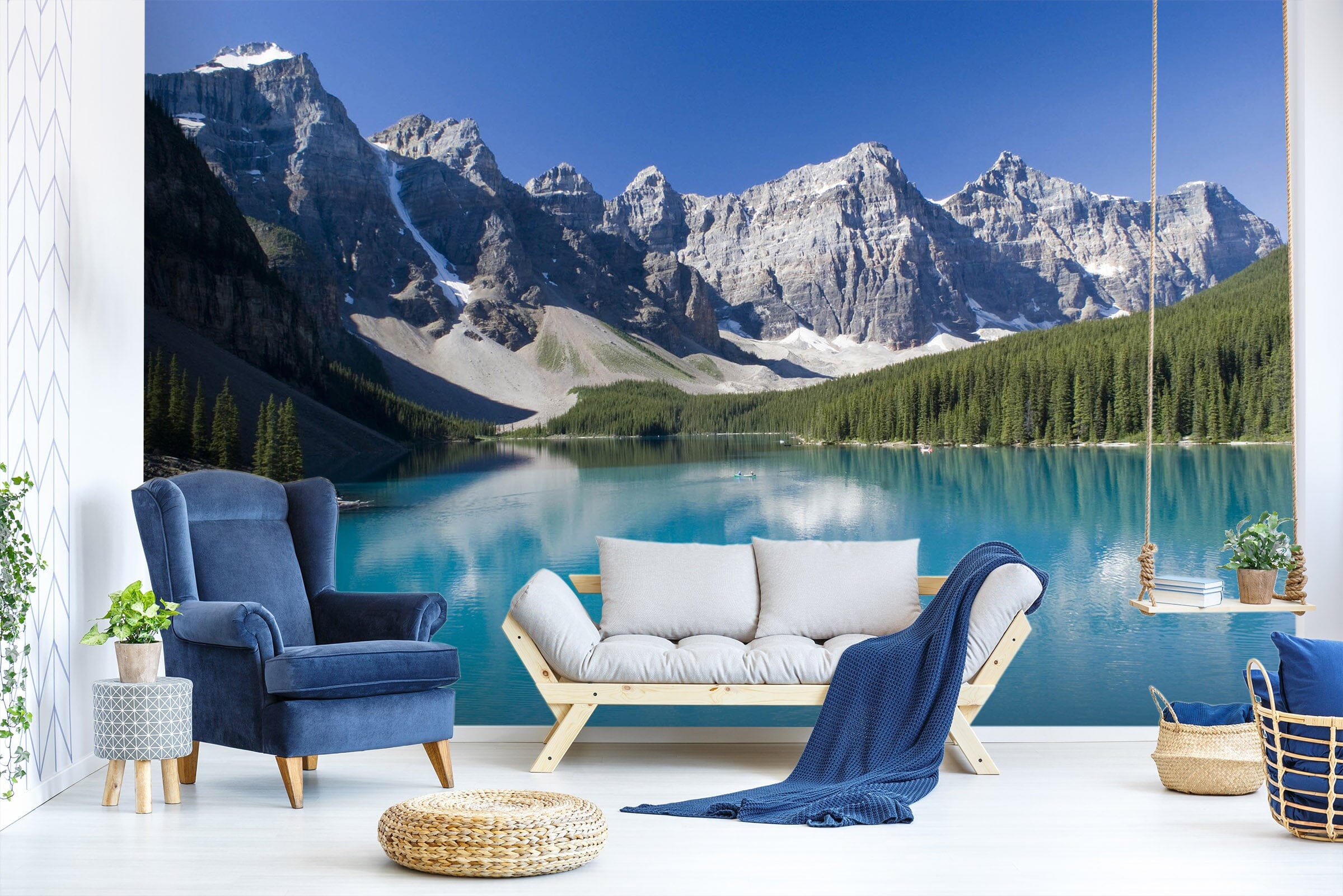 3D Mountain Woods 1502 Wall Murals Wallpaper AJ Wallpaper 2
