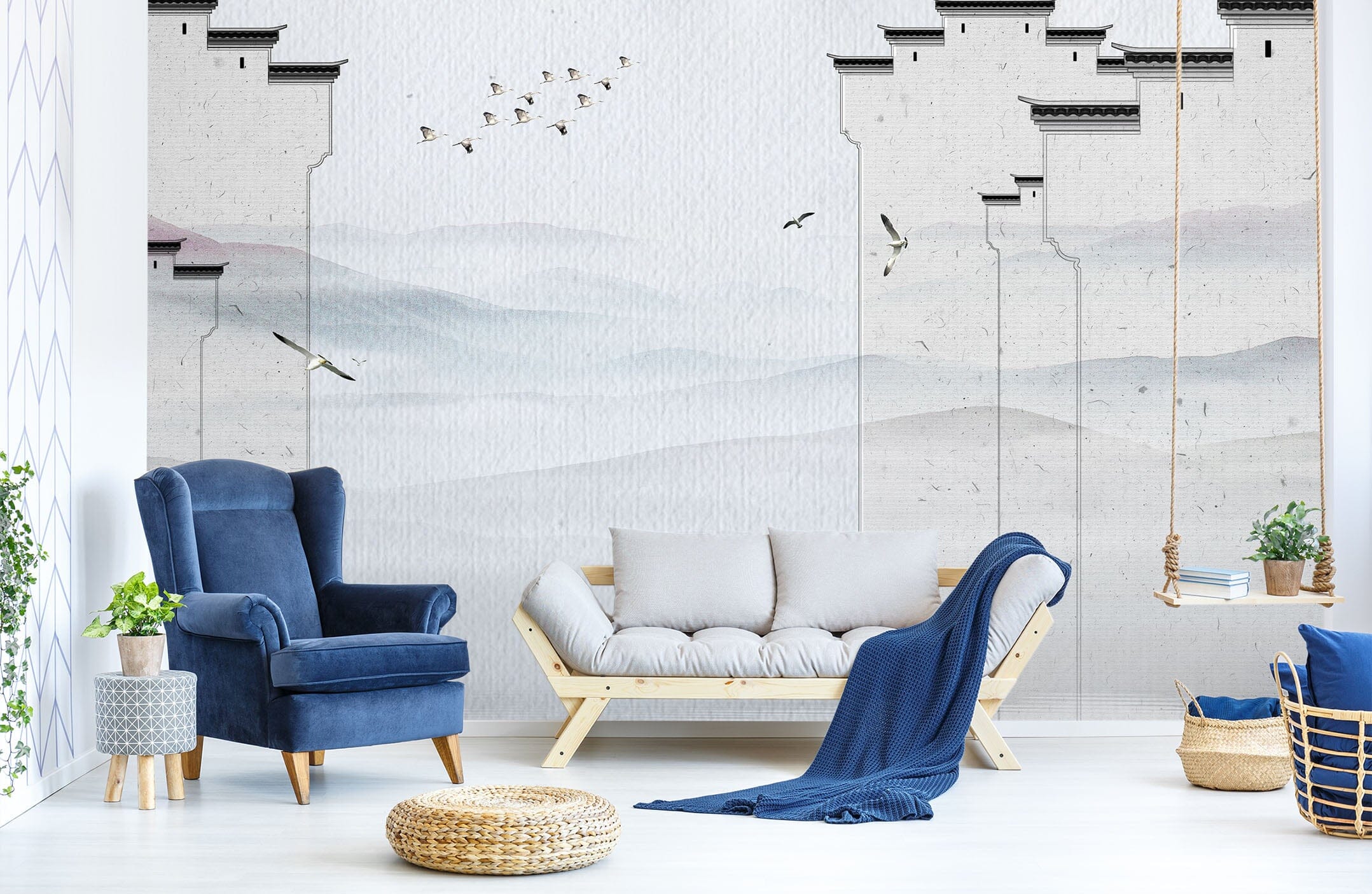 3D White City Wall 1597 Wall Murals Wallpaper AJ Wallpaper 2