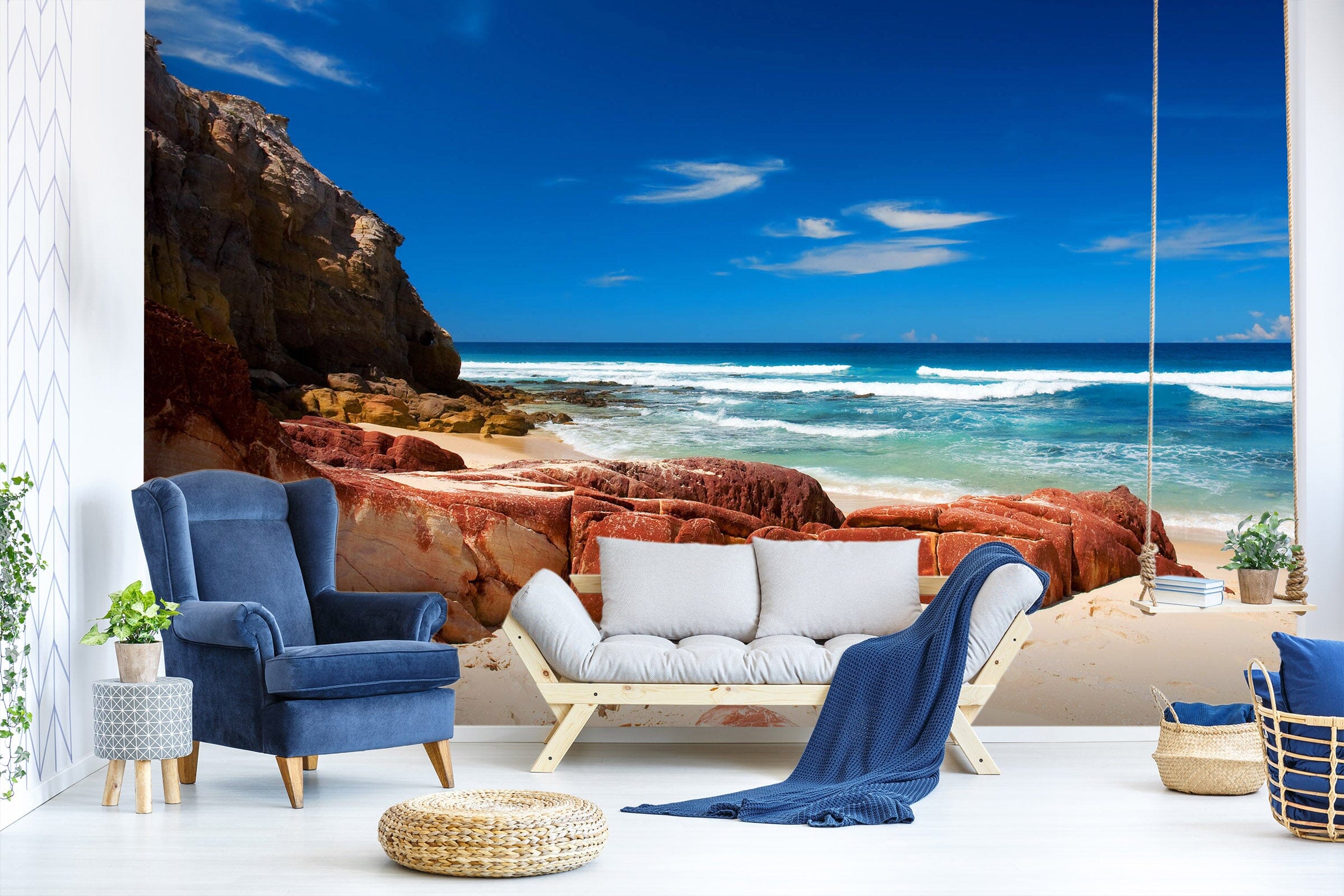 3D Sea Stones 1436 Wall Murals Wallpaper AJ Wallpaper 2