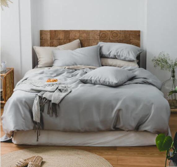 3D Gray 20048 Bed Pillowcases Quilt