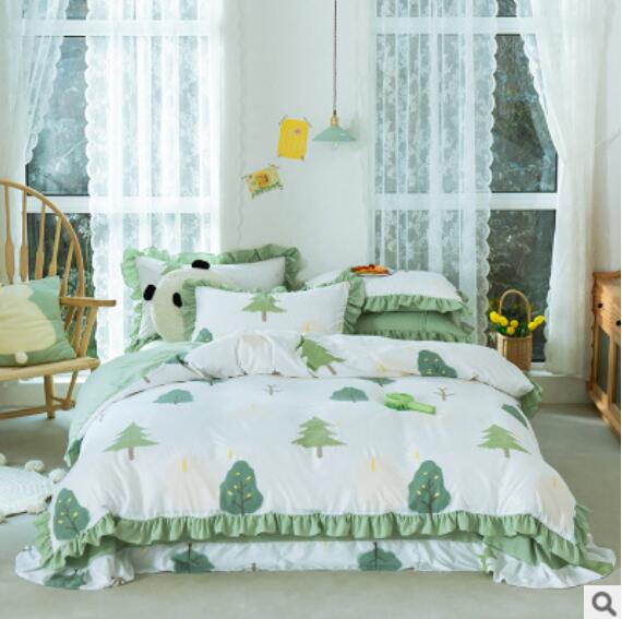 3D Small Tree 17168 Bed Pillowcases Quilt