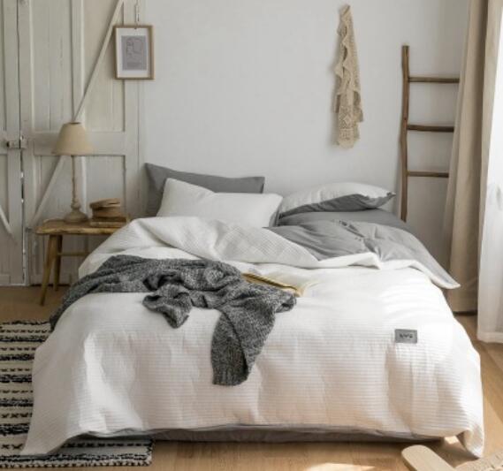 3D White 30112 Bed Pillowcases Quilt