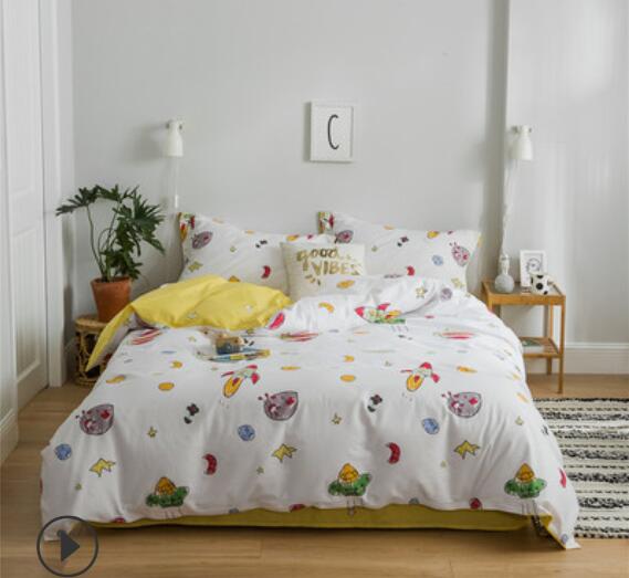 3D Cartoon Rocket Stars 14080 Bed Pillowcases Quilt