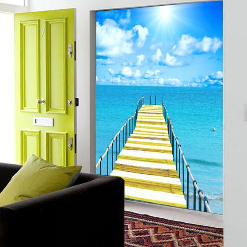 Sea Wooden Bridge 3 Wallpaper AJ Wallpaper