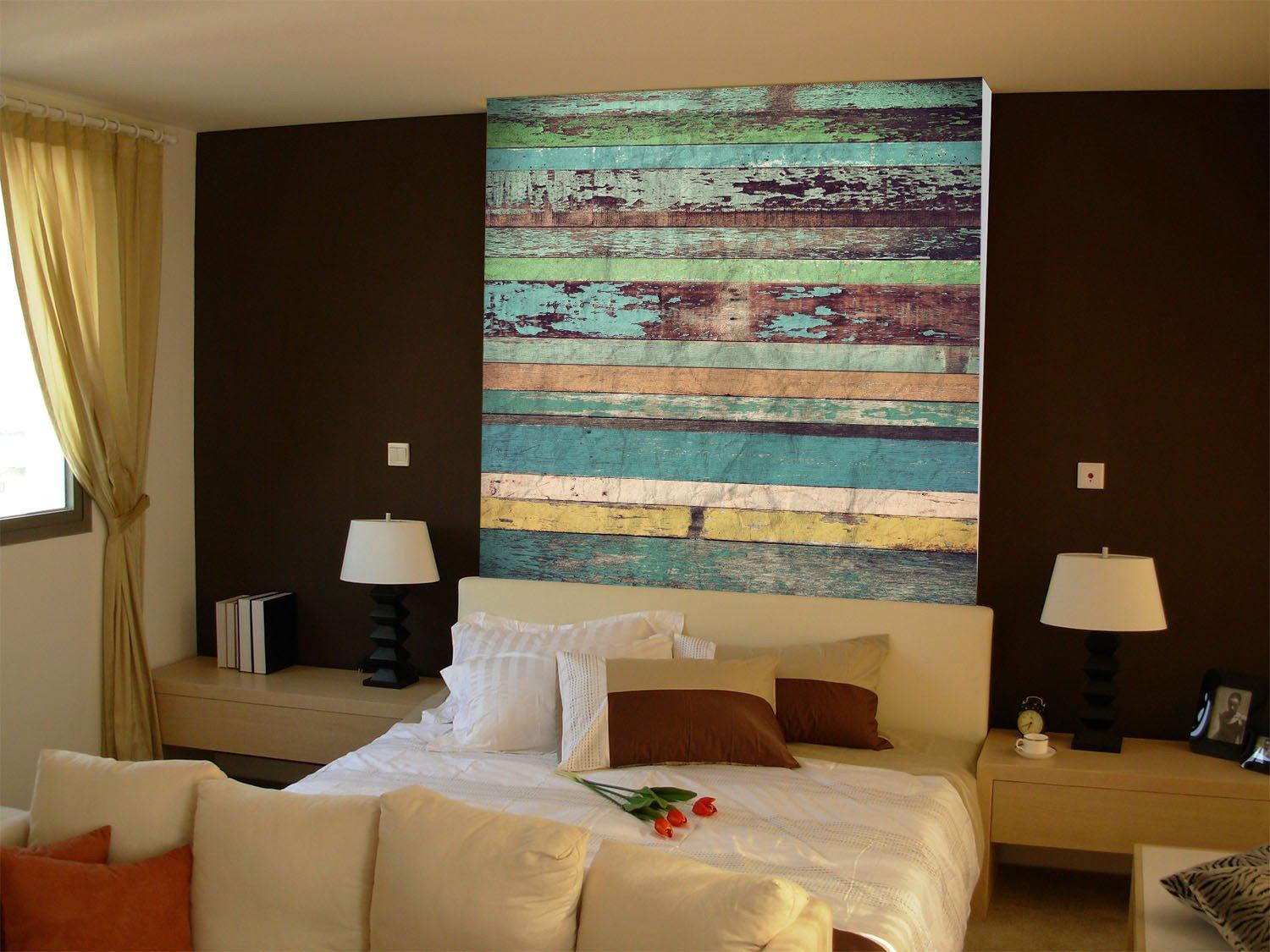 Mottled Boards 5 Wallpaper AJ Wallpaper