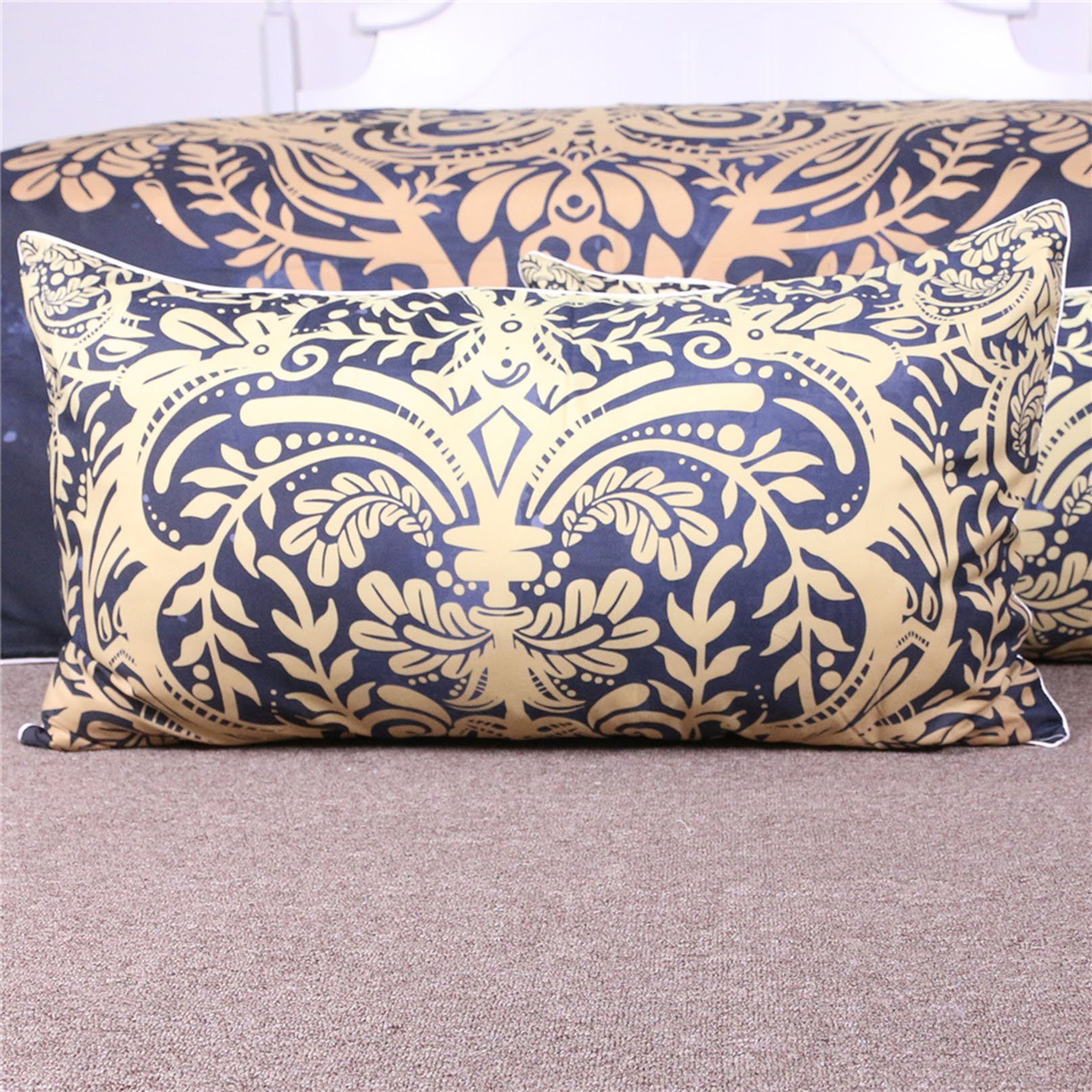 3D Hot Stamping Lines 197 Bed Pillowcases Quilt Wallpaper AJ Wallpaper