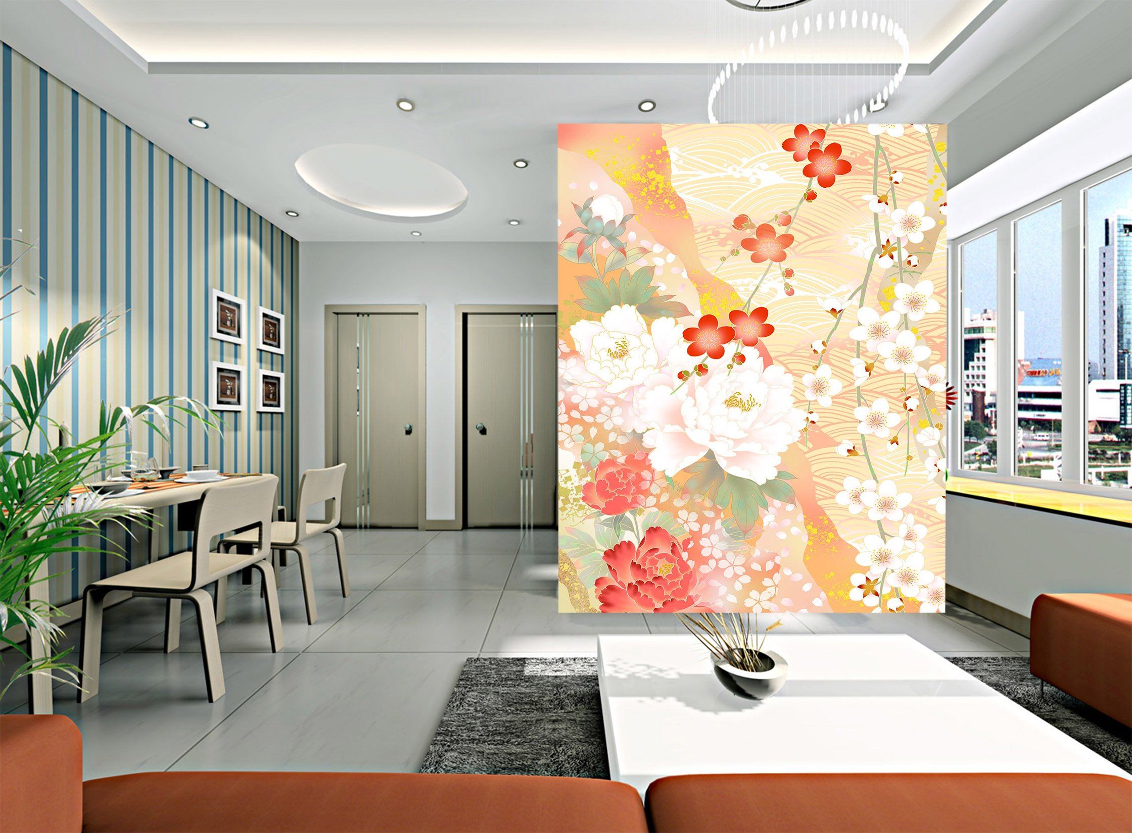 3D Flower Group 796 Wallpaper AJ Wallpaper