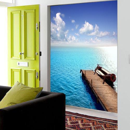 Sea Wooden Bridge 2 Wallpaper AJ Wallpaper