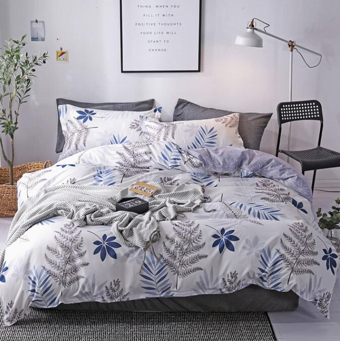 3D Blue Flower Pattern 12134 Bed Pillowcases Quilt