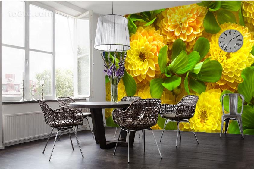 Yellow Blossoms Wallpaper AJ Wallpaper