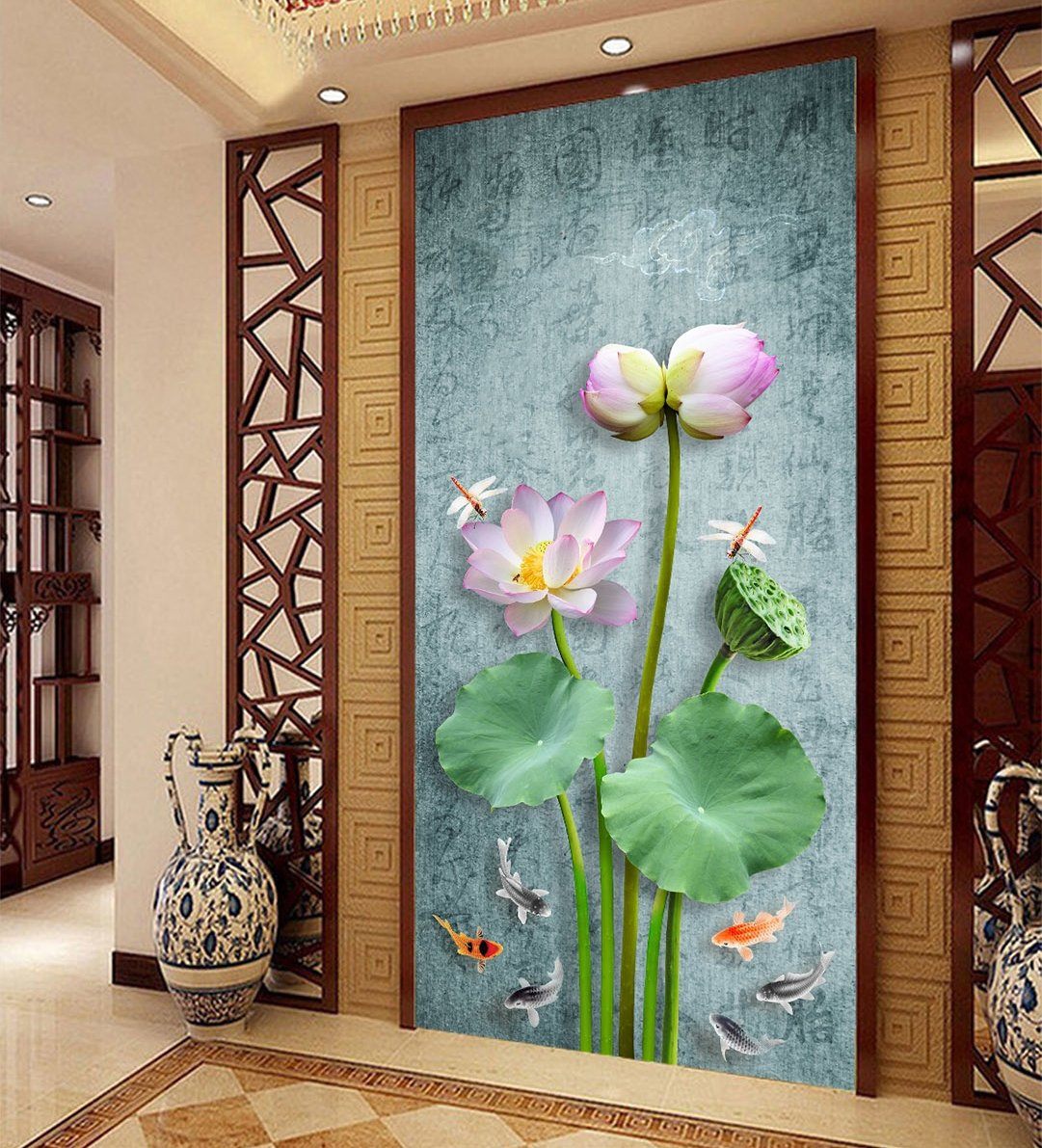 3D Lotus Seed 394 Wallpaper AJ Wallpaper