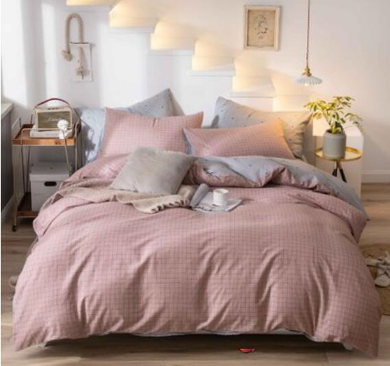 3D Gray Pink 16081 Bed Pillowcases Quilt