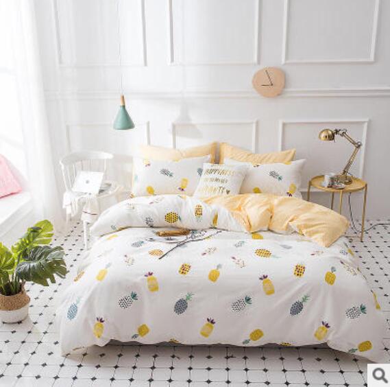 3D Pineapple 17085 Bed Pillowcases Quilt