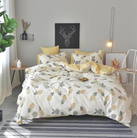 3D Pineapple Pattern 20204 Bed Pillowcases Quilt