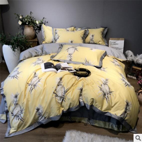 3D Pineapple Pattern 40031 Bed Pillowcases Quilt